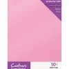 Crafter's Companion Glitter Card 10 Sheet Pack - Baby Pink - Little Painter Art | Exploring the Endless Possibilities of Art| Shop All
