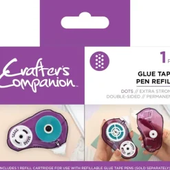Crafter's Companion Glue Tape Pen Refill - Dots - Little Painter Art | Exploring the Endless Possibilities of Art| Shop All