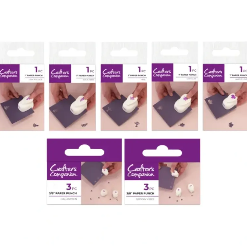 Crafter's Companion Halloween Paper Punch Tools Collection - Little Painter Art | Exploring the Endless Possibilities of Art| Shop All