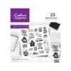 Crafter's Companion Kitchen Collection - Clear Acrylic Stamps - Baked With Love - Little Painter Art | Exploring the Endless Possibilities of Art| Shop All