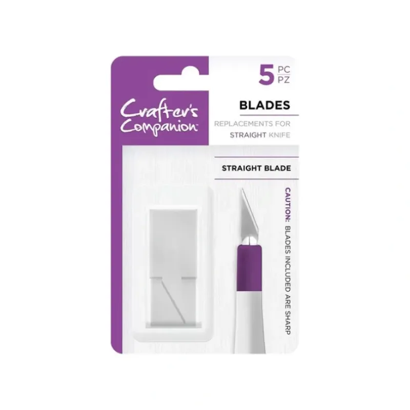 Crafter's Companion Knife Replacement Blades - Straight (5PC) - Little Painter Art | Exploring the Endless Possibilities of Art| Shop All