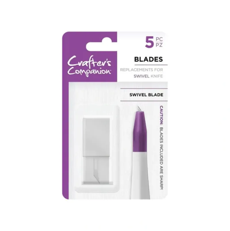 Crafter's Companion Knife Replacement Blades - Swivel (5PC) - Little Painter Art | Exploring the Endless Possibilities of Art| Shop All