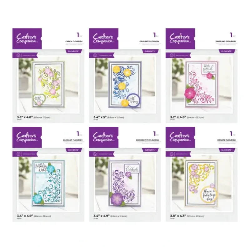 Crafter's Companion Large Flourish Corner Dies STAR BUY Collection - Little Painter Art | Exploring the Endless Possibilities of Art| Shop All