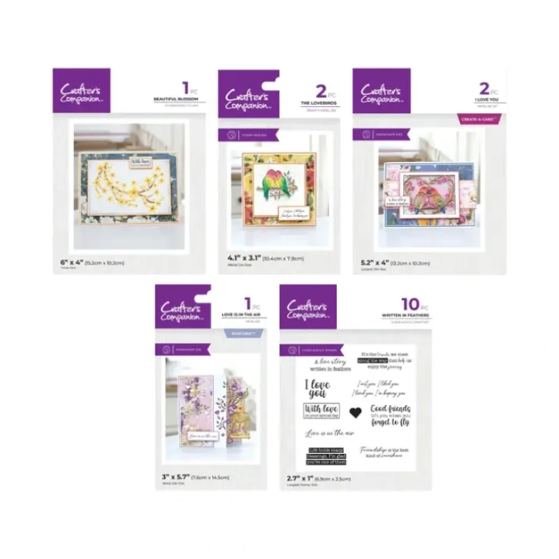 Crafter's Companion Love Birds Essentials Collection - Little Painter Art | Exploring the Endless Possibilities of Art| Shop All