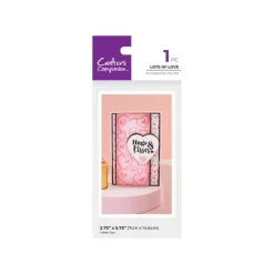 Crafters Companion Love is in the Air 3D Embossing Folder - Lots Of Love - Little Painter Art | Exploring the Endless Possibilities of Art| Shop All