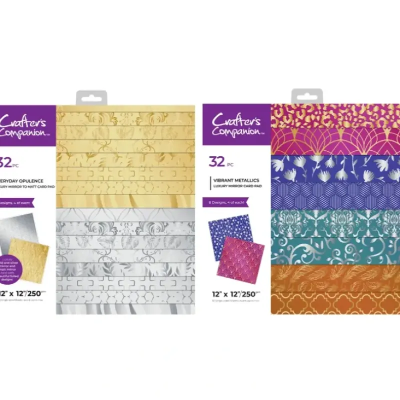 Crafter's Companion Luxury Mirror Card Pads Collection - Little Painter Art | Exploring the Endless Possibilities of Art| Shop All