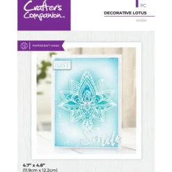Crafter's Companion Mask - Decorative Lotus - Little Painter Art | Exploring the Endless Possibilities of Art| Shop All