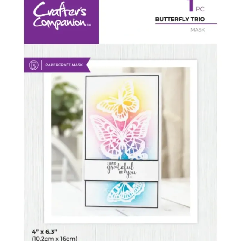 Crafter's Companion Mask - Butterfly Trio - Little Painter Art | Exploring the Endless Possibilities of Art| Shop All