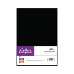 Crafter's Companion Matt Black Card A4 - Little Painter Art | Exploring the Endless Possibilities of Art| Shop All