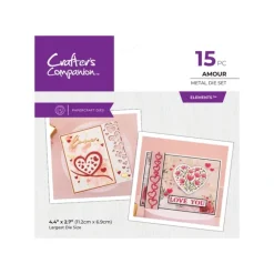Crafters Companion Metal Die Elements - Amour - Little Painter Art | Exploring the Endless Possibilities of Art| Shop All