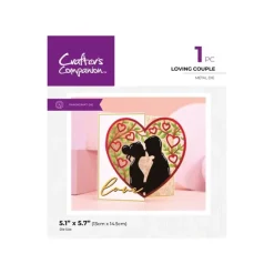 Crafters Companion Metal Die Edgeable - Loving Couple - Little Painter Art | Exploring the Endless Possibilities of Art| Shop All