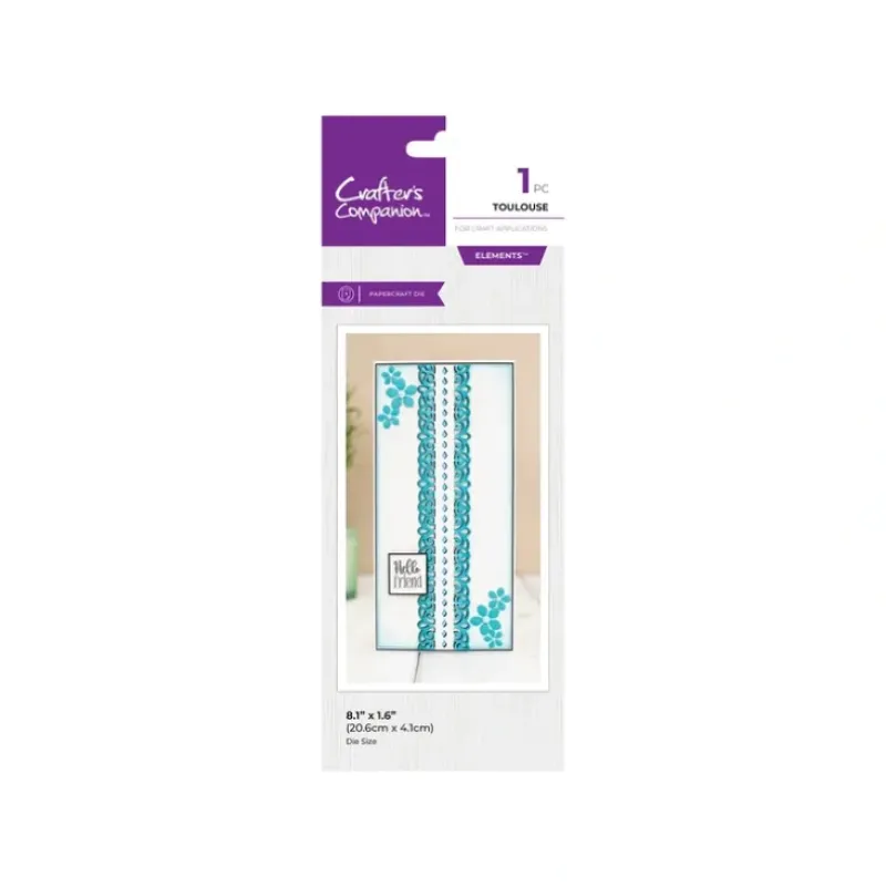 Crafter's Companion Metal Die Elements - Toulouse - Little Painter Art | Exploring the Endless Possibilities of Art| Shop All