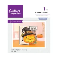 Crafter's Companion Metal Die Edgeable - Pumpkin Carving - Little Painter Art | Exploring the Endless Possibilities of Art| Shop All