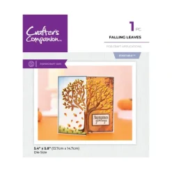 Crafter's Companion Metal Die Edgeable - Falling Leaves - Little Painter Art | Exploring the Endless Possibilities of Art| Shop All