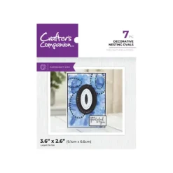Crafter's Companion Metal Dies Elements - Decorative Nesting Ovals - Little Painter Art | Exploring the Endless Possibilities of Art| Shop All