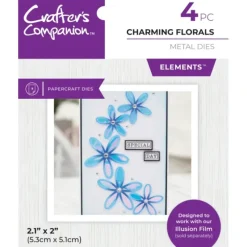 Crafter's Companion Metal Die Charming Florals - Little Painter Art | Exploring the Endless Possibilities of Art| Shop All