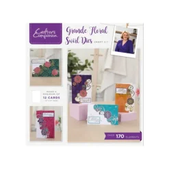 Crafter's Companion Monthly Craft Kit - Grande Floral Swirl Dies - Little Painter Art | Exploring the Endless Possibilities of Art| Shop All