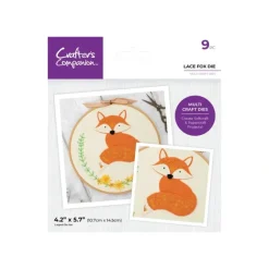 Crafters Companion Multi Craft Die - Lace Fox Die - Little Painter Art | Exploring the Endless Possibilities of Art| Shop All