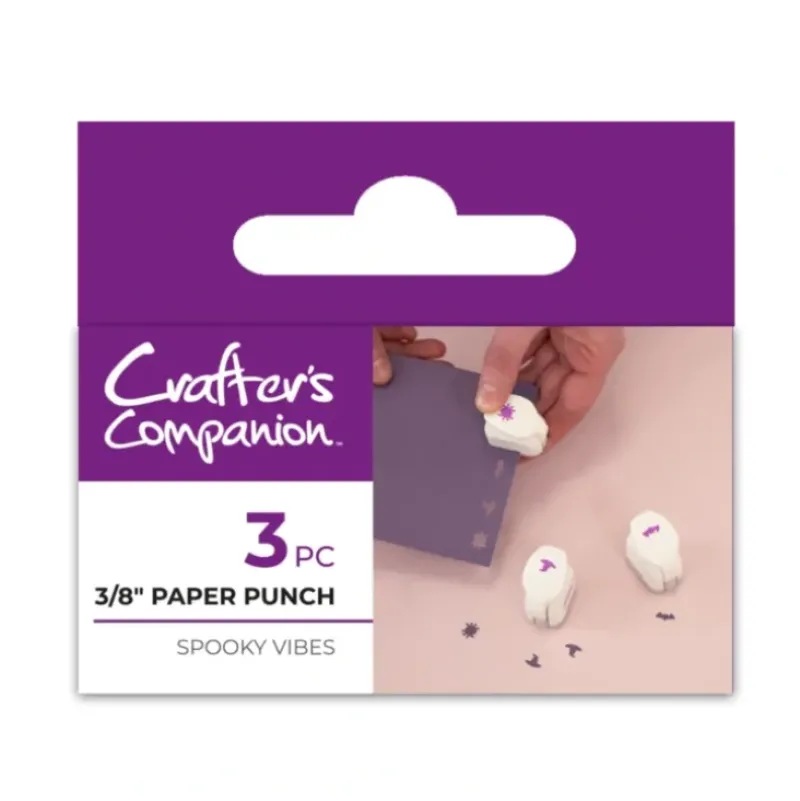 Crafters Companion Paper Punch - Spooky Vibes 3PC - Little Painter Art | Exploring the Endless Possibilities of Art| Shop All