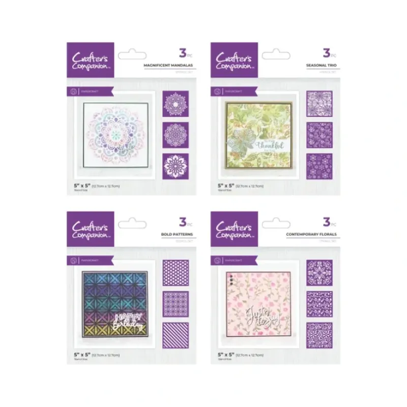 Crafter's Companion Pearl Powder Stencils Collection - Little Painter Art | Exploring the Endless Possibilities of Art| Shop All