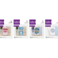 Crafter's Companion Split Space Stamp & Die 4pc Selection - Little Painter Art | Exploring the Endless Possibilities of Art| Shop All
