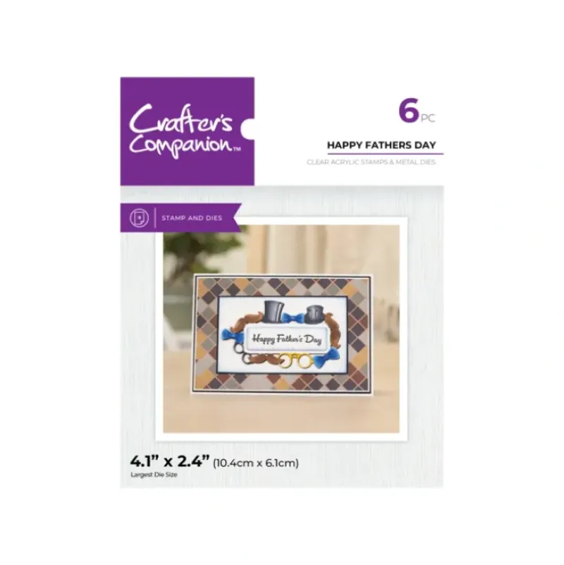 Crafter's Companion Stamp & Die - Happy Fathers Day - Little Painter Art | Exploring the Endless Possibilities of Art| Shop All