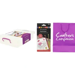 Crafter's Companion Stash N Stack & DuoColour Pencils with FREE Goodie Bag worth over 25 - Little Painter Art | Exploring the Endless Possibilities of Art| Shop All