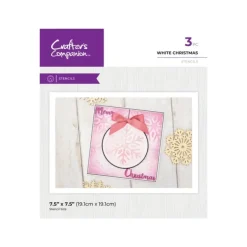 Crafter's Companion Stencil - White Christmas - Little Painter Art | Exploring the Endless Possibilities of Art| Shop All