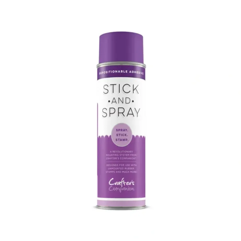 Crafter's Companion Stick and Spray Mounting Adhesive (PURPLE CAN) - Little Painter Art | Exploring the Endless Possibilities of Art| Shop All