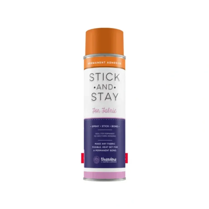 Crafter's Companion Stick and Stay Adhesive For Fabric (ORANGE CAN) - Little Painter Art | Exploring the Endless Possibilities of Art| Shop All