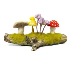 Crafty Kit Co. Needle Felting Kit - Woodland Toadstools - Little Painter Art | Exploring the Endless Possibilities of Art| Shop All