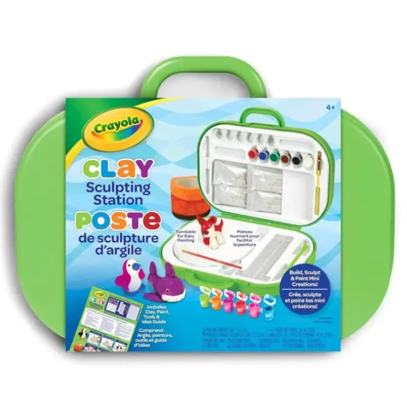 Crayola Clay Sculpting Station - Little Painter Art | Exploring the Endless Possibilities of Art| Hot