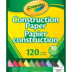 Crayola Construction Paper Pad, 120 Sheets - Little Painter Art | Exploring the Endless Possibilities of Art| Shop All