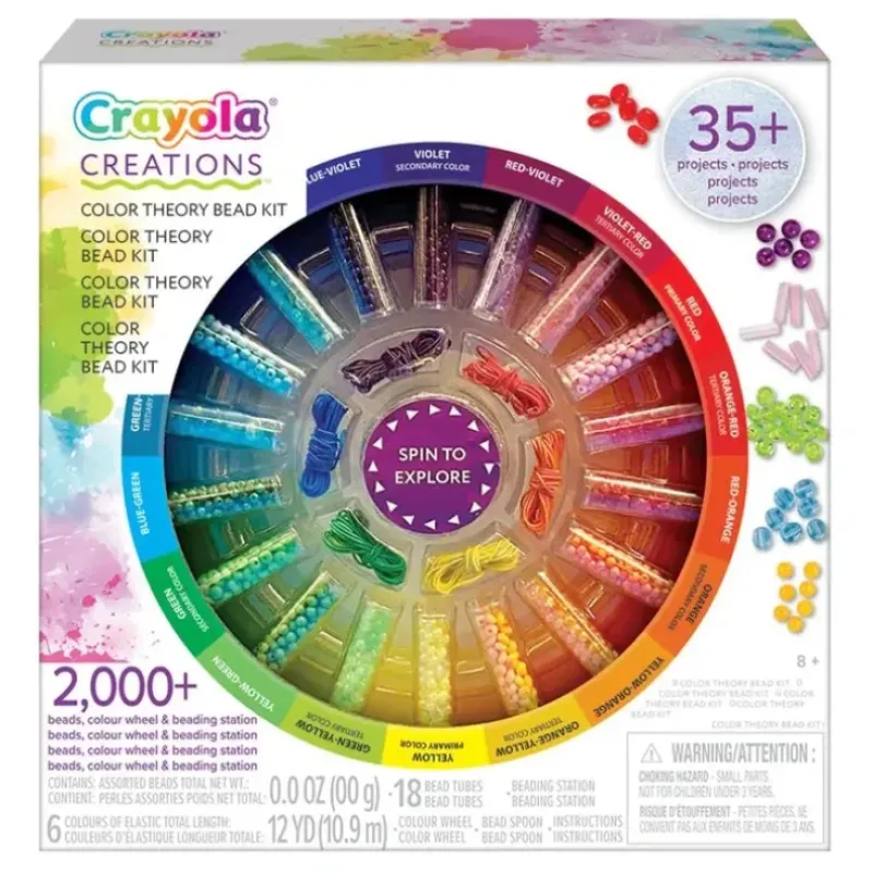 Crayola Creations Colour Theory Bead Kit - Little Painter Art | Exploring the Endless Possibilities of Art| Shop All