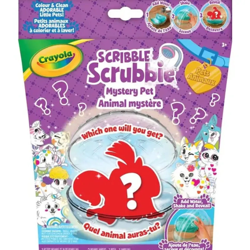 Crayola Scribble Scrubbie Mystery Pet - Little Painter Art | Exploring the Endless Possibilities of Art| Hot