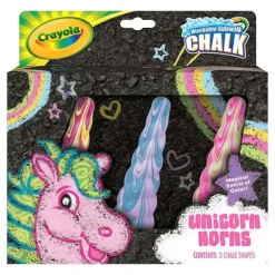 Crayola Sidewalk Chalk 3pk Unicorn Horns - Little Painter Art | Exploring the Endless Possibilities of Art| Shop All