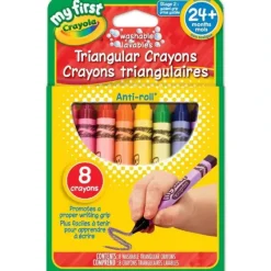 Crayola Triangular Crayons 8pk - Little Painter Art | Exploring the Endless Possibilities of Art| Shop All