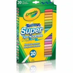 Crayola Washable Markers - Super Tip 20pk - Little Painter Art | Exploring the Endless Possibilities of Art| Shop All