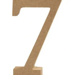 Creativ Wooden Number - 7 - Little Painter Art | Exploring the Endless Possibilities of Art| Shop All