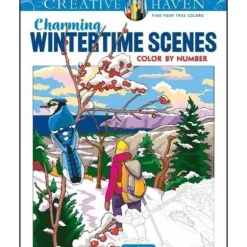 Creative Haven Colouring Book - Charming Wintertime Scenes - Little Painter Art | Exploring the Endless Possibilities of Art| Shop All