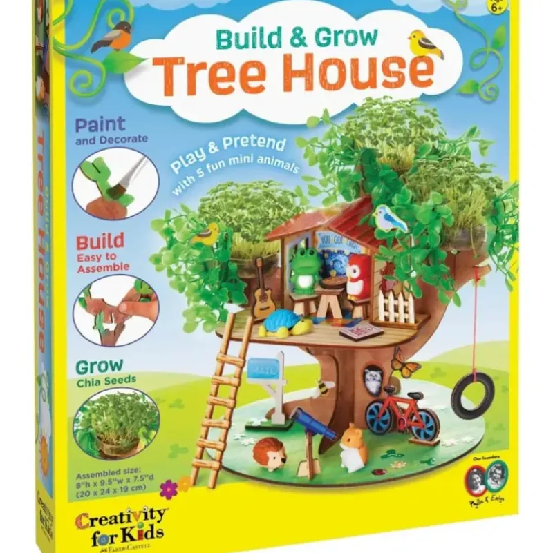 Creativity for Kids Build & Grow Treehouse - Little Painter Art | Exploring the Endless Possibilities of Art| Brush