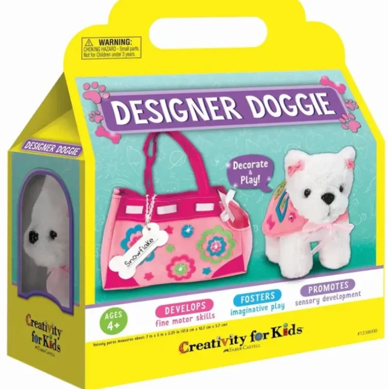 Creativity for Kids Designer Doggie Kit - Little Painter Art | Exploring the Endless Possibilities of Art| Hot
