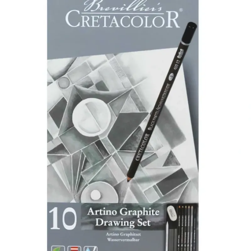 Cretacolor Artino Watersoluble Graphite Set of 10 - Little Painter Art | Exploring the Endless Possibilities of Art| Shop All