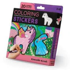 Crocodile Creek Colouring Stickers - Unicorn - Little Painter Art | Exploring the Endless Possibilities of Art| Shop All