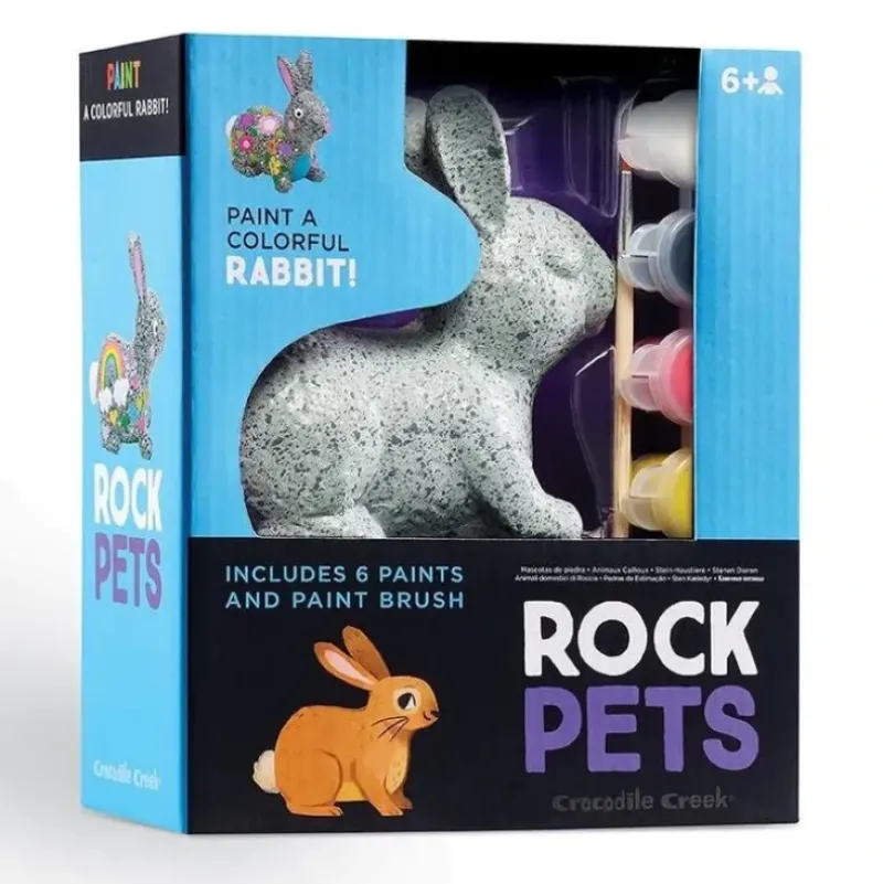 Crocodile Creek Rock Pet - Rabbit - Little Painter Art | Exploring the Endless Possibilities of Art| Hot
