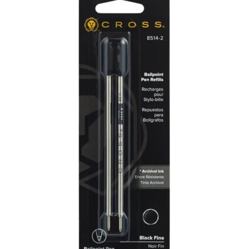 Cross Ballpoint Pen Refill, Fine Black 2pk - Little Painter Art | Exploring the Endless Possibilities of Art| Hot