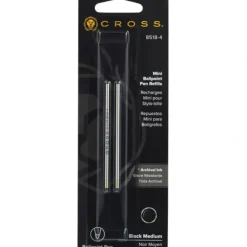 Cross Mini Ballpoint Pen Refill, Medium Black 2pk - Little Painter Art | Exploring the Endless Possibilities of Art| Shop All