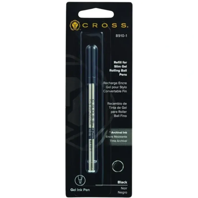Cross Slim Rollerball Pen Refill, Medium Black - Little Painter Art | Exploring the Endless Possibilities of Art| Shop All