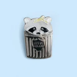 Crywolf Enamel Pin - Trash Panda - Little Painter Art | Exploring the Endless Possibilities of Art| Shop All