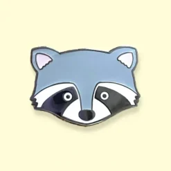Crywolf Enamel Pin Raccoon Face - Little Painter Art | Exploring the Endless Possibilities of Art| Shop All